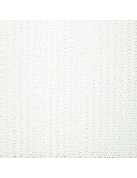 Tissu broderie anglaise extensible - Écru