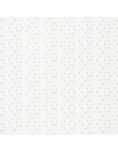 Tissu broderie anglaise extensible - Écru