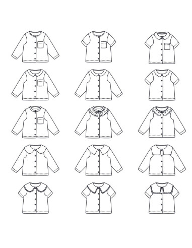 Patron de blouse mixte Rio - Ikatee