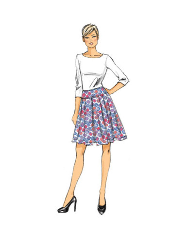 Patron de jupe - Vogue 9090