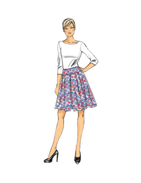 Patron de jupe - Vogue 9090