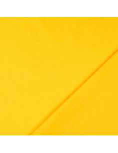 Tissu coton cretonne uni - Jaune 2