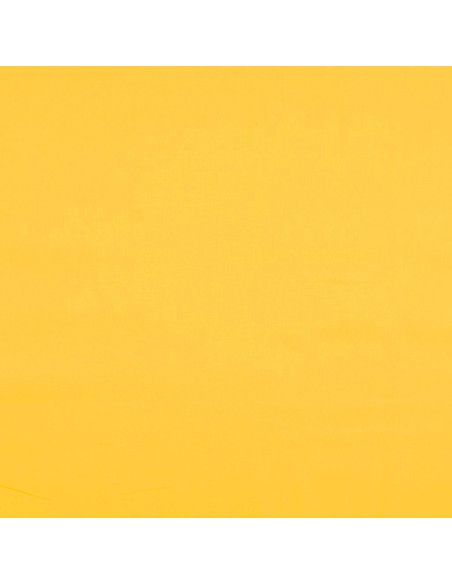 Tissu coton cretonne uni - Jaune