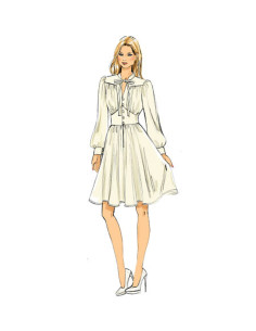 Patron de robe - Vogue 9076