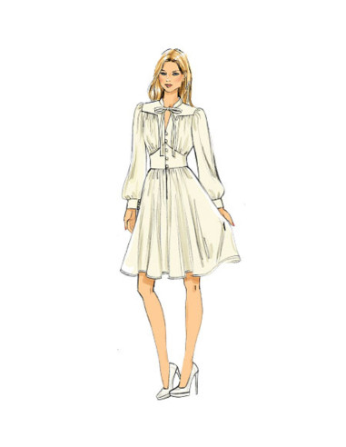Patron de robe - Vogue 9076