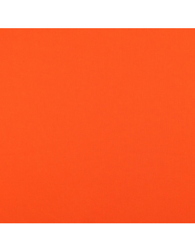 Tissu coton cretonne uni - Orange