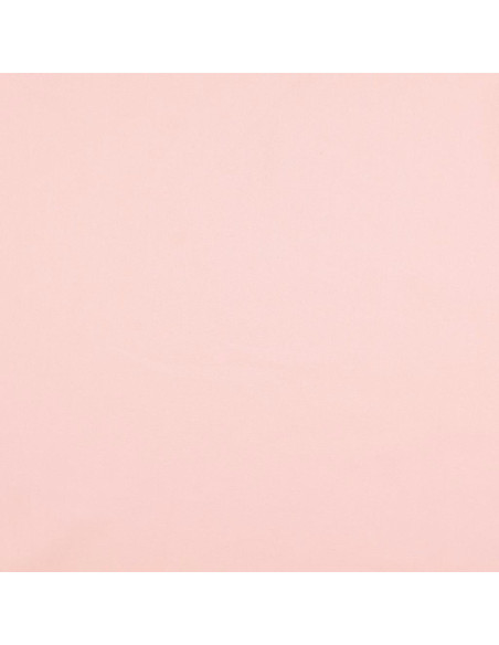 Tissu coton cretonne uni - Rose clair