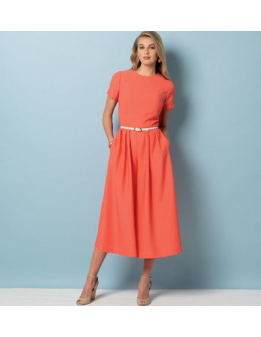 Patron de robe et combinaison - Vogue 9075