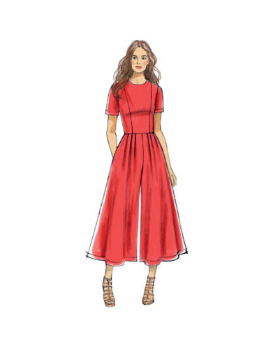 Patron de robe et combinaison - Vogue 9075