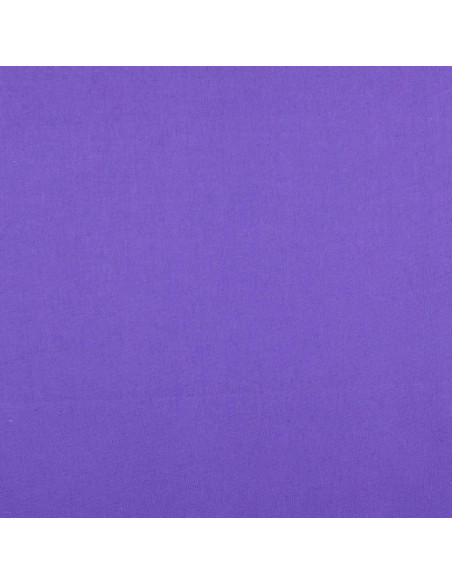 Tissu coton cretonne uni - Violet Améthyste