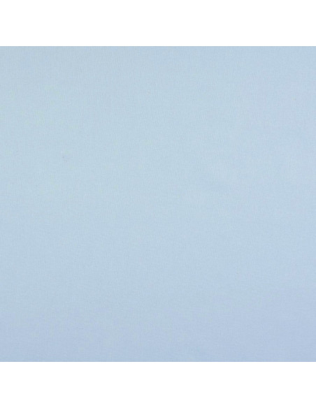 Tissu coton cretonne uni - Bleu ciel