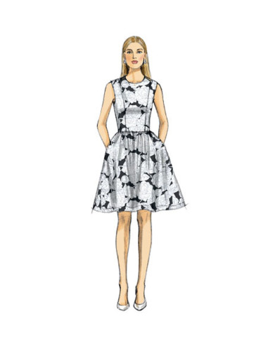 Patron de robe et combinaison - Vogue 9075
