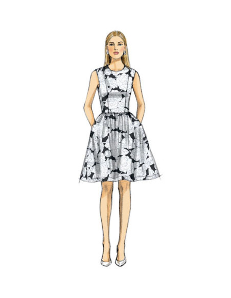 Patron de robe et combinaison - Vogue 9075