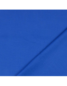 Tissu coton cretonne uni - Bleu royal 2