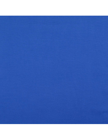 Tissu coton cretonne uni - Bleu royal