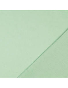 Tissu coton cretonne uni - Vert menthe 2