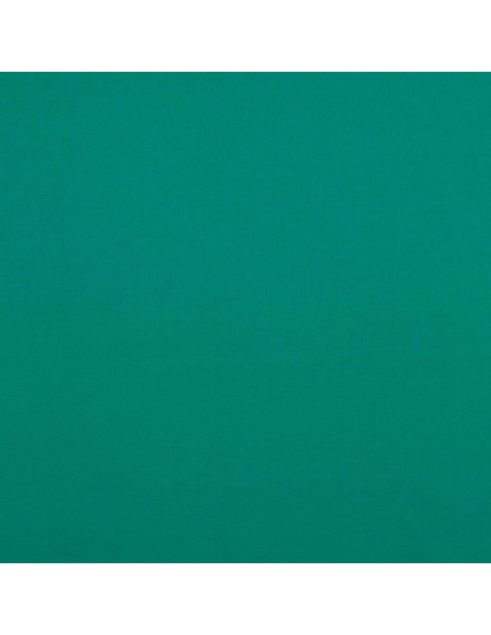 Tissu coton cretonne uni - Vert jade