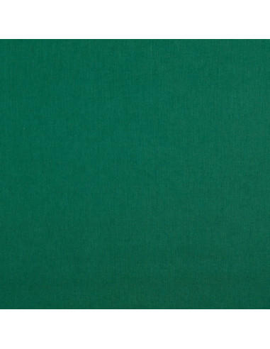 Tissu coton cretonne uni - Vert foncé