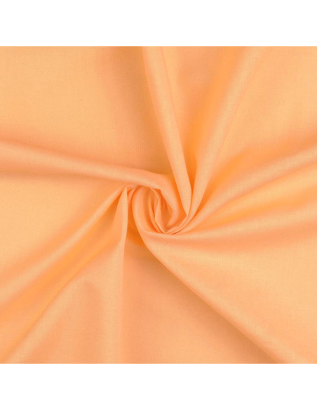 Tissu coton cretonne uni - Sable rose