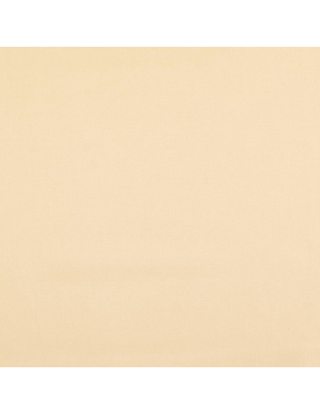 Tissu coton cretonne uni - Beige clair