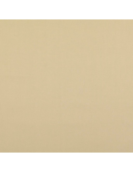 Tissu coton cretonne uni - Grège