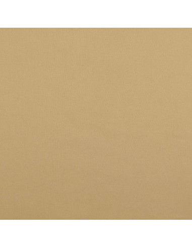 Tissu coton cretonne uni - Sépia