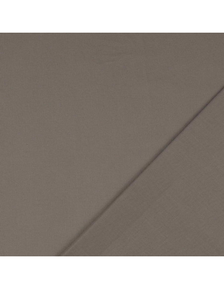 Tissu coton cretonne uni - Gris plomb