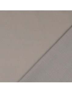 Tissu coton cretonne uni - Gris clair 2