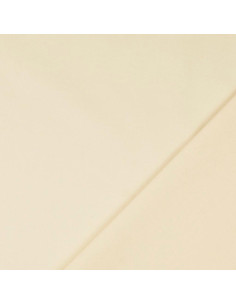 Tissu coton cretonne uni - Écru 2