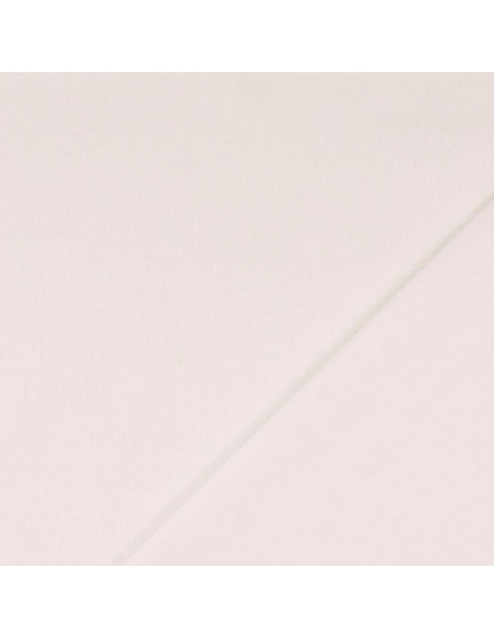 Tissu coton cretonne uni - Blanc