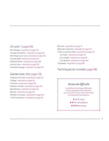 Livre le grand livre de la couture pour bébé