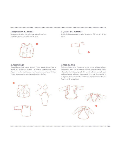 Livre le grand livre de la couture pour bébé
