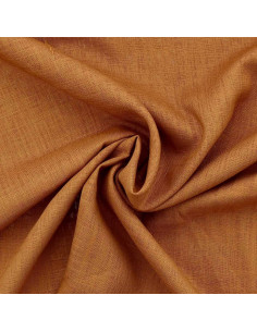 Tissu lin viscose - Jaune indien 2