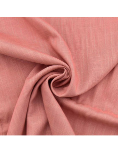 Tissu lin viscose - Rose antique 2