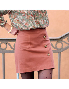 Tissu gabardine twill lourde Sienne - La Maison Naïve 2