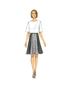 Patron de jupe et jupe-culotte - Butterick 6179