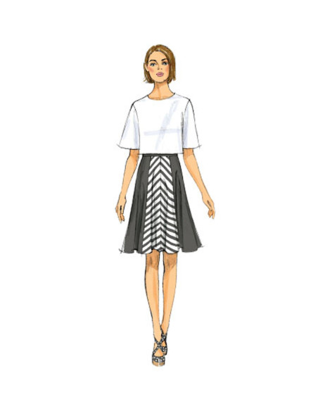 Patron de jupe et jupe-culotte - Butterick 6179