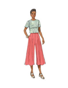 Patron de jupe et jupe-culotte - Butterick 6179 2