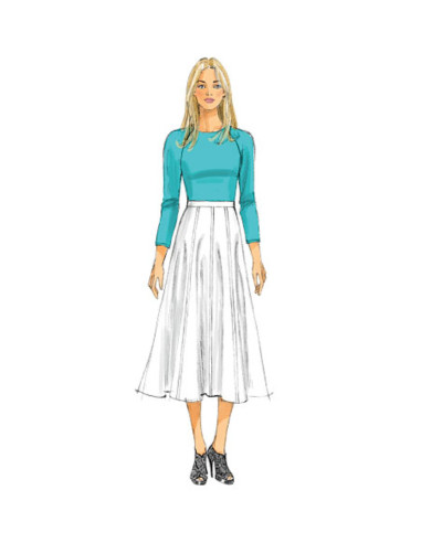 Patron de jupe et jupe-culotte - Butterick 6179