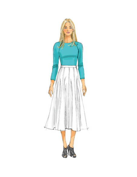 Patron de jupe et jupe-culotte - Butterick 6179