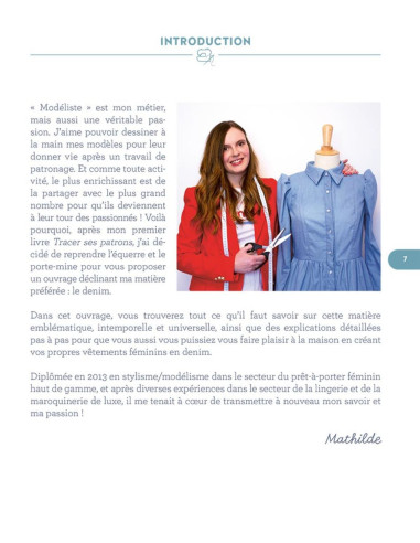 Livre coudre du denim