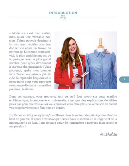 Livre coudre du denim