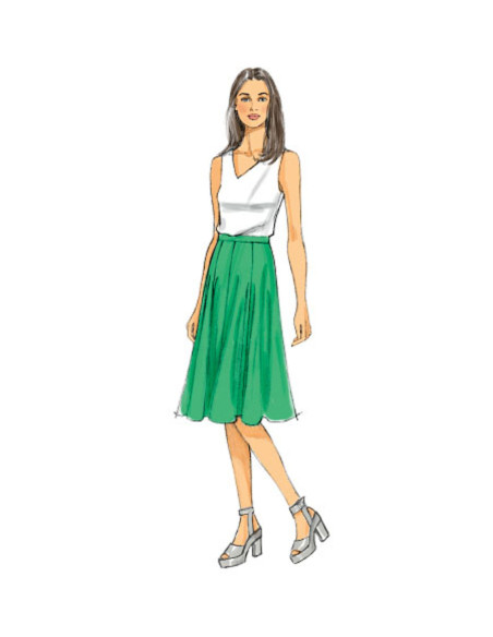 Patron de jupe et jupe-culotte - Butterick 6179