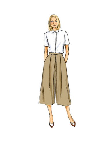 Patron de jupe-culotte - Butterick 6178