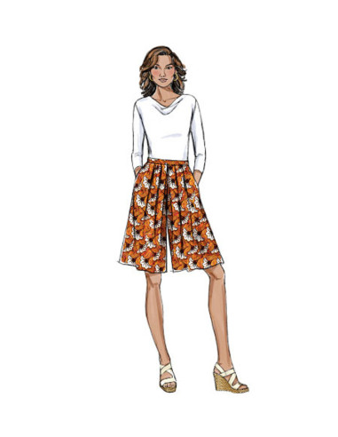 Patron de jupe-culotte - Butterick 6178