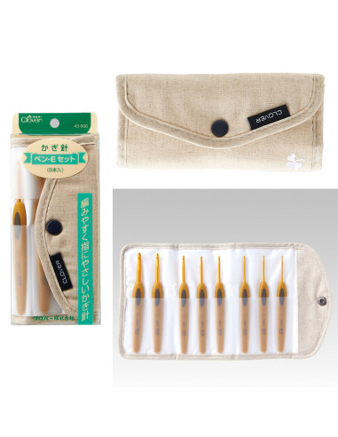 Trousse crochets Clover Soft Touch