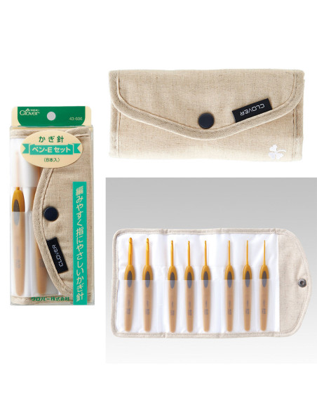 Trousse crochets Clover Soft Touch