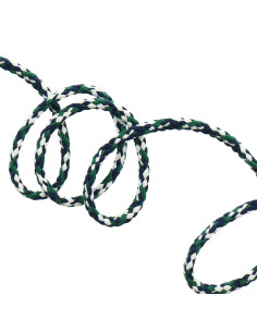 Cordon sweat fantaisie - Blanc, bleu et vert