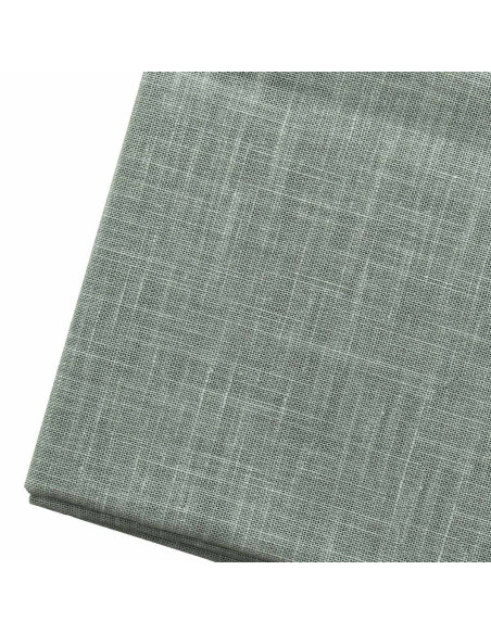 Coupon de tissu sashiko 50 cm x 55 cm - Gris