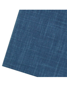 Coupon de tissu sashiko 50 cm x 55 cm - Bleu roi
